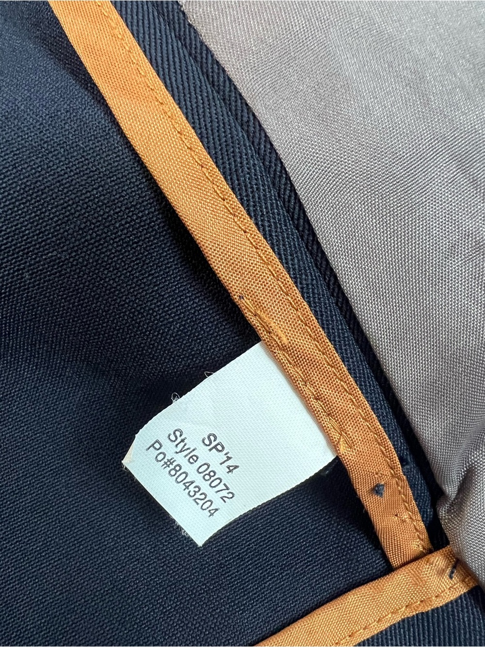 J CREW Crewcuts Boys Ludlow Suit Jacket Navy Blue Two Gold Button Size 14 Preppy - Picture 10 of 12